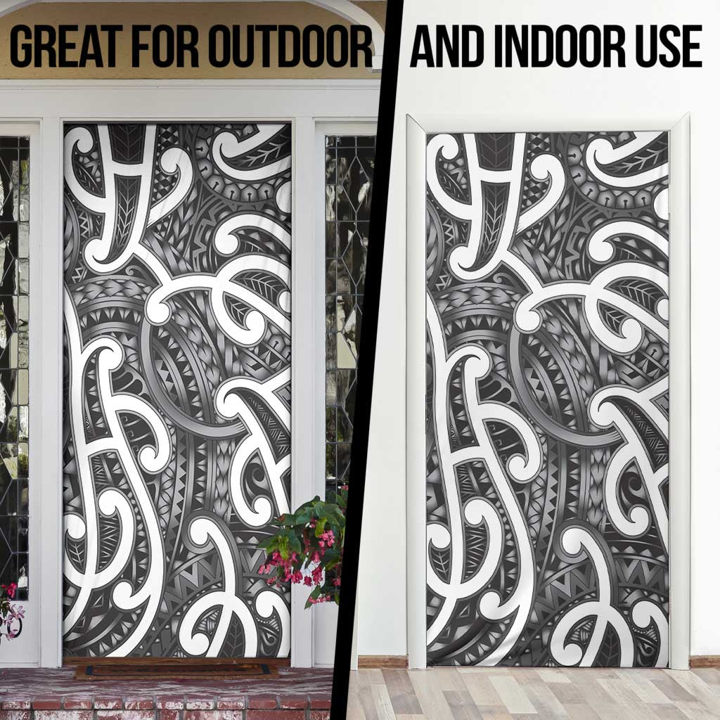 Aotearoa Maori Kowhaiwhai Door Cover Kiwikiwi Puhoro and Patiki LT9 - Polynesian Pride