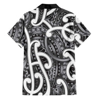 Aotearoa Maori Kowhaiwhai Family Matching Tank Maxi Dress and Hawaiian Shirt Kiwikiwi Puhoro and Patiki