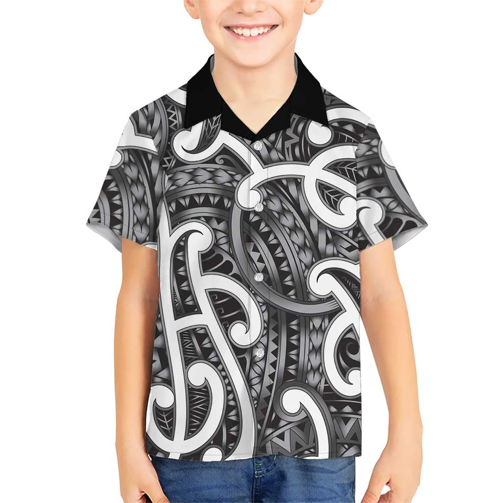 Aotearoa Maori Kowhaiwhai Hawaiian Shirt Kiwikiwi Puhoro and Patiki LT9 - Polynesian Pride