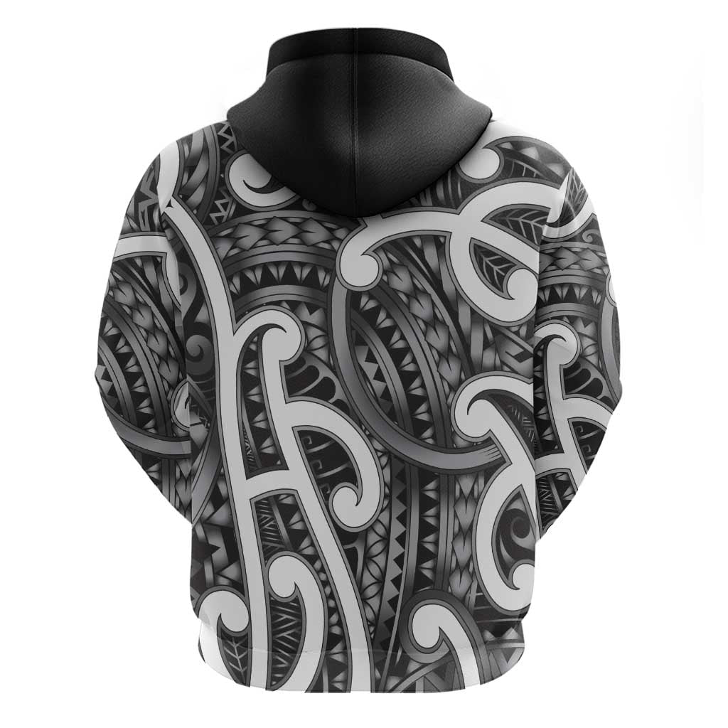 Aotearoa Maori Kowhaiwhai Hoodie Kiwikiwi Puhoro and Patiki LT9 - Polynesian Pride