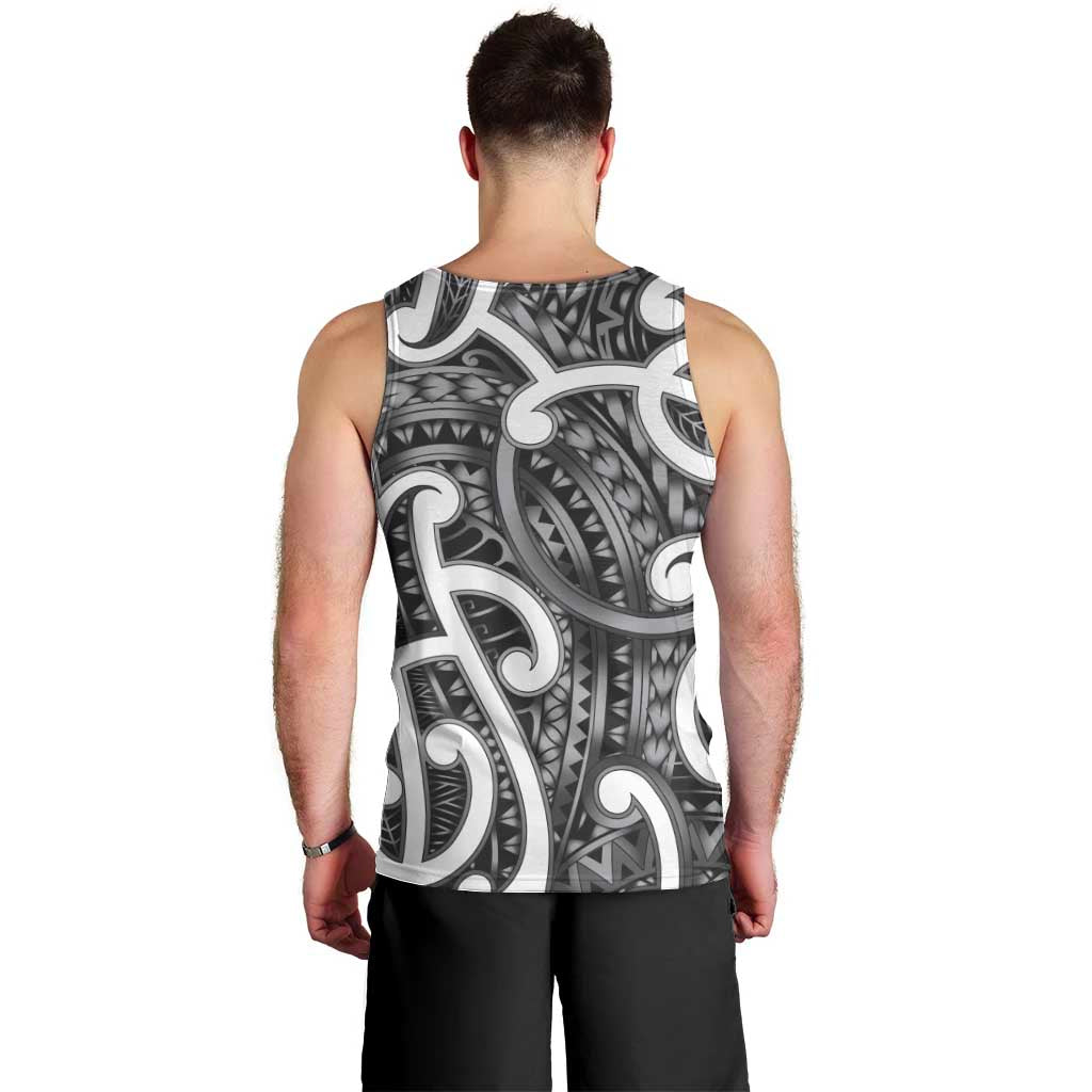 Aotearoa Maori Kowhaiwhai Men Tank Top Kiwikiwi Puhoro and Patiki LT9 - Polynesian Pride
