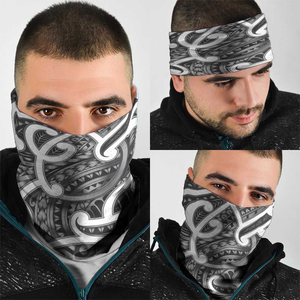 Aotearoa Maori Kowhaiwhai Neck Gaiter Kiwikiwi Puhoro and Patiki LT9 - Polynesian Pride