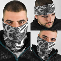 Aotearoa Maori Kowhaiwhai Neck Gaiter Kiwikiwi Puhoro and Patiki LT9 - Polynesian Pride