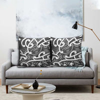 Aotearoa Maori Kowhaiwhai Pillow Cover Kiwikiwi Puhoro and Patiki LT9 - Polynesian Pride