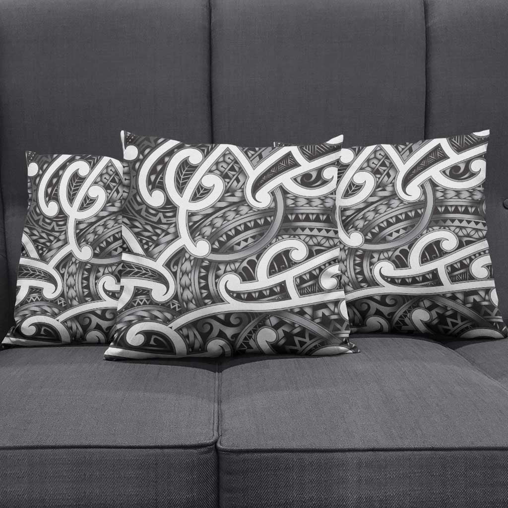 Aotearoa Maori Kowhaiwhai Pillow Cover Kiwikiwi Puhoro and Patiki LT9 - Polynesian Pride