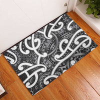 Aotearoa Maori Kowhaiwhai Rubber Doormat Kiwikiwi Puhoro and Patiki LT9 - Polynesian Pride