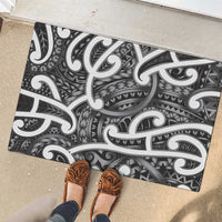 Aotearoa Maori Kowhaiwhai Rubber Doormat Kiwikiwi Puhoro and Patiki LT9 - Polynesian Pride