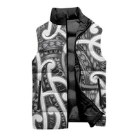 Aotearoa Maori Kowhaiwhai Sleeveless Puffer Jacket Kiwikiwi Puhoro and Patiki LT9 - Polynesian Pride