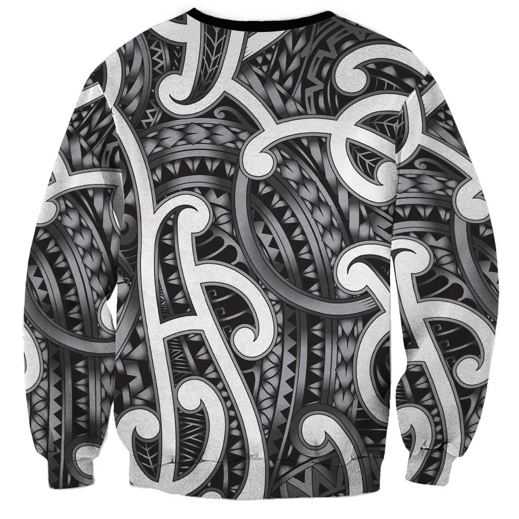 Aotearoa Maori Kowhaiwhai Sweatshirt Kiwikiwi Puhoro and Patiki LT9 - Polynesian Pride