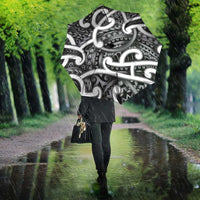 Aotearoa Maori Kowhaiwhai Umbrella Kiwikiwi Puhoro and Patiki LT9 - Polynesian Pride