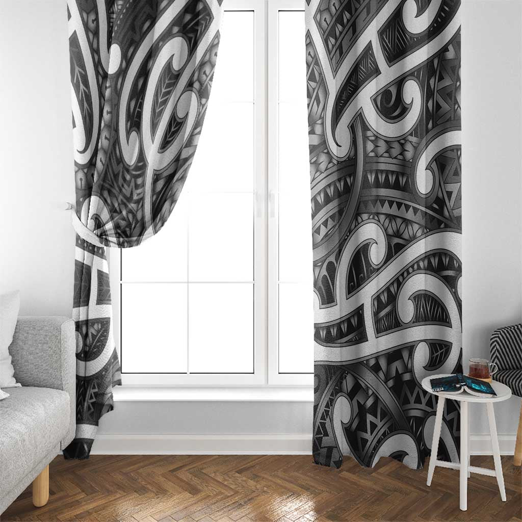 Aotearoa Maori Kowhaiwhai Window Curtain Kiwikiwi Puhoro and Patiki LT9 - Polynesian Pride