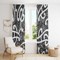 Aotearoa Maori Kowhaiwhai Window Curtain Kiwikiwi Puhoro and Patiki LT9 - Polynesian Pride