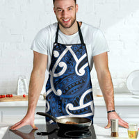 Aotearoa Maori Kowhaiwhai Apron Kikorangi Puhoro and Patiki LT9 - Polynesian Pride