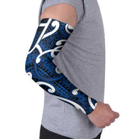 Aotearoa Maori Kowhaiwhai Arm Sleeves Kikorangi Puhoro and Patiki LT9 - Polynesian Pride