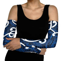 Aotearoa Maori Kowhaiwhai Arm Sleeves Kikorangi Puhoro and Patiki LT9 - Polynesian Pride