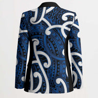 Aotearoa Maori Kowhaiwhai Blazer Kikorangi Puhoro and Patiki LT9 - Polynesian Pride