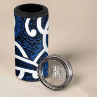 Aotearoa Maori Kowhaiwhai 4 in 1 Can Cooler Tumbler Kikorangi Puhoro and Patiki