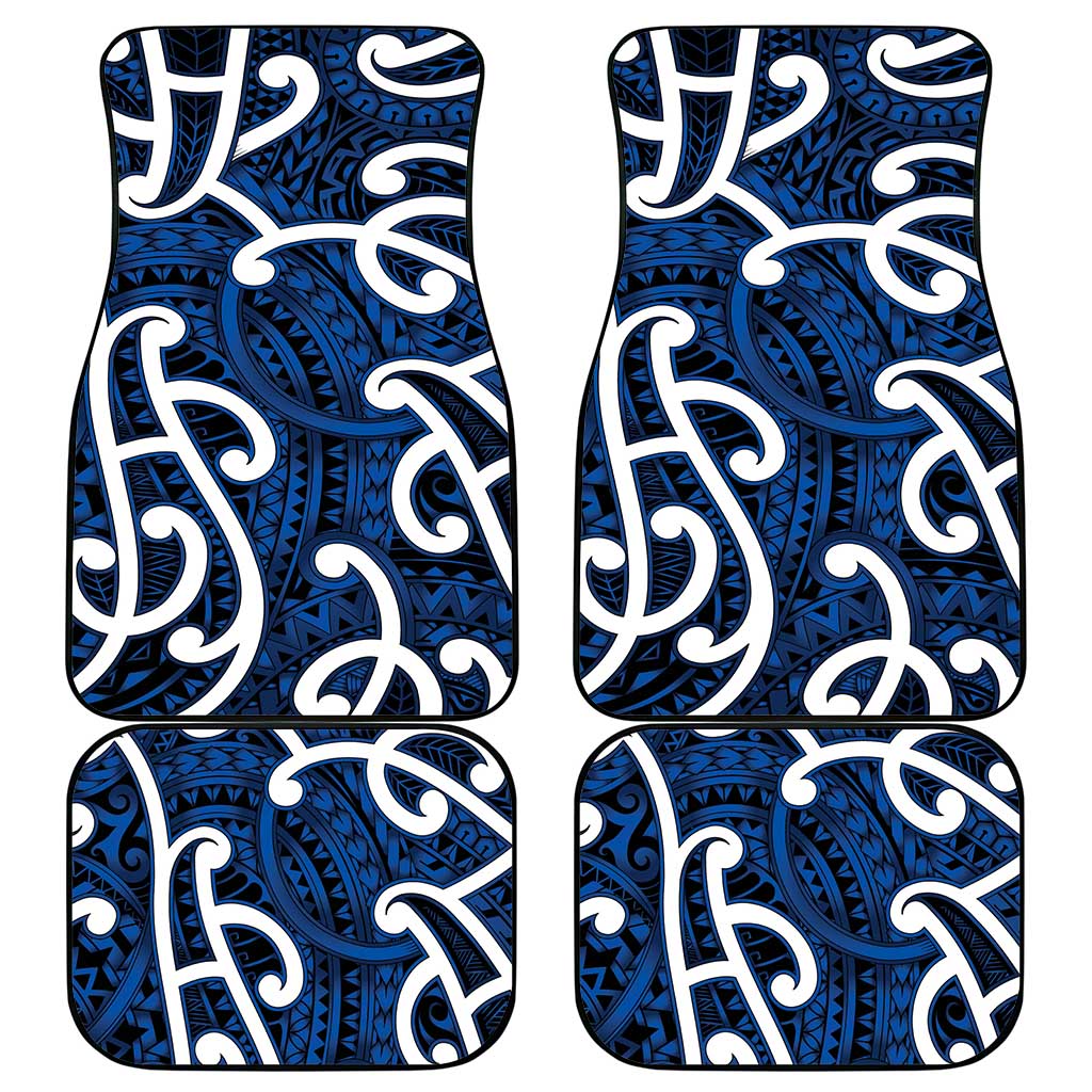 Aotearoa Maori Kowhaiwhai Car Mats Kikorangi Puhoro and Patiki LT9 - Polynesian Pride