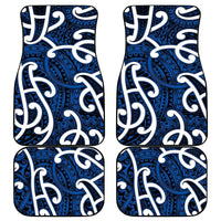 Aotearoa Maori Kowhaiwhai Car Mats Kikorangi Puhoro and Patiki LT9 - Polynesian Pride