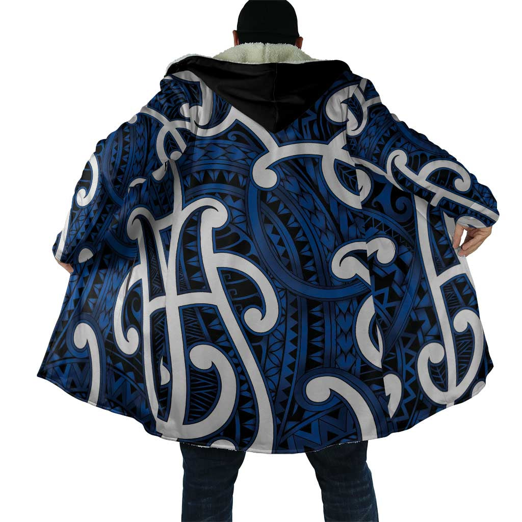 Aotearoa Maori Kowhaiwhai Cloak Kikorangi Puhoro and Patiki LT9 - Polynesian Pride