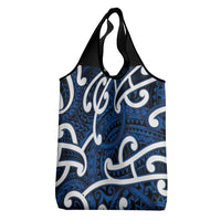 Aotearoa Maori Kowhaiwhai Grocery Bag Kikorangi Puhoro and Patiki LT9 - Polynesian Pride