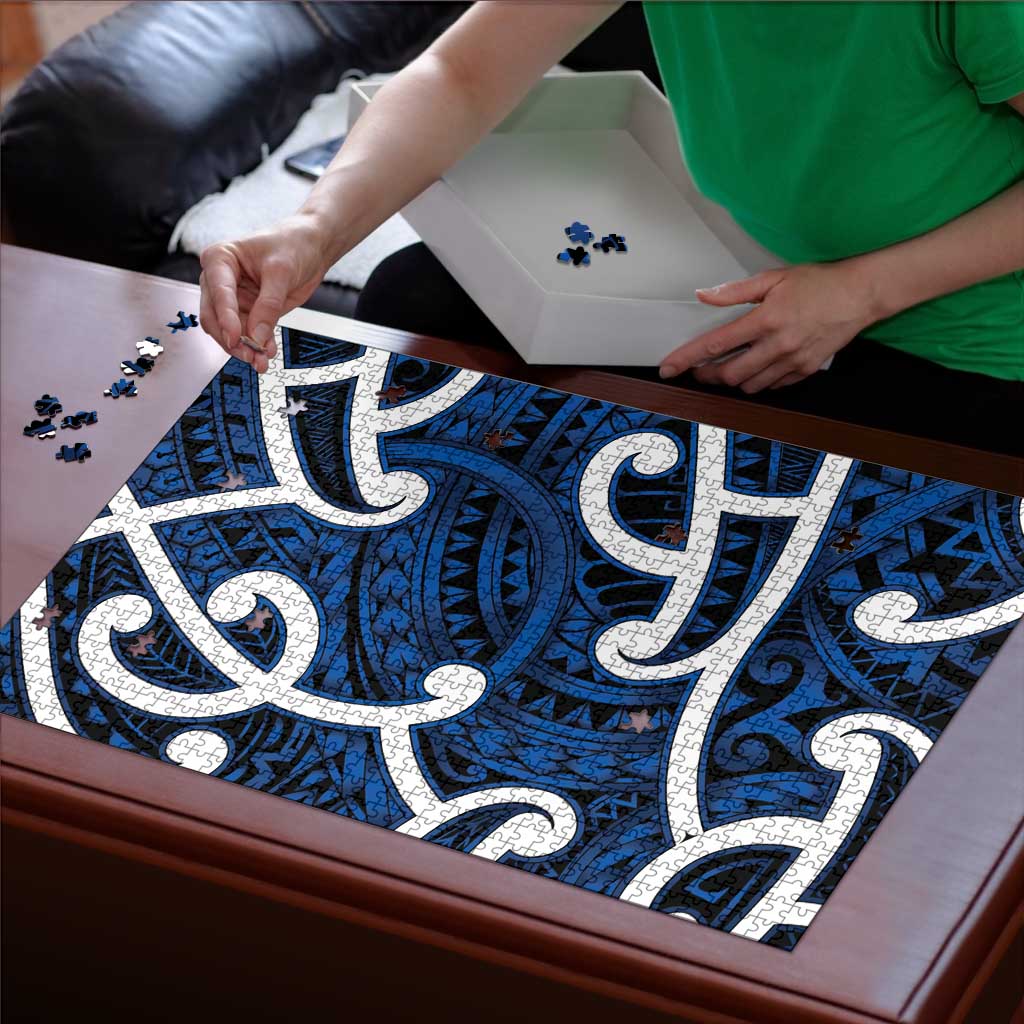 Aotearoa Maori Kowhaiwhai Puzzle Kikorangi Puhoro and Patiki LT9 - Polynesian Pride