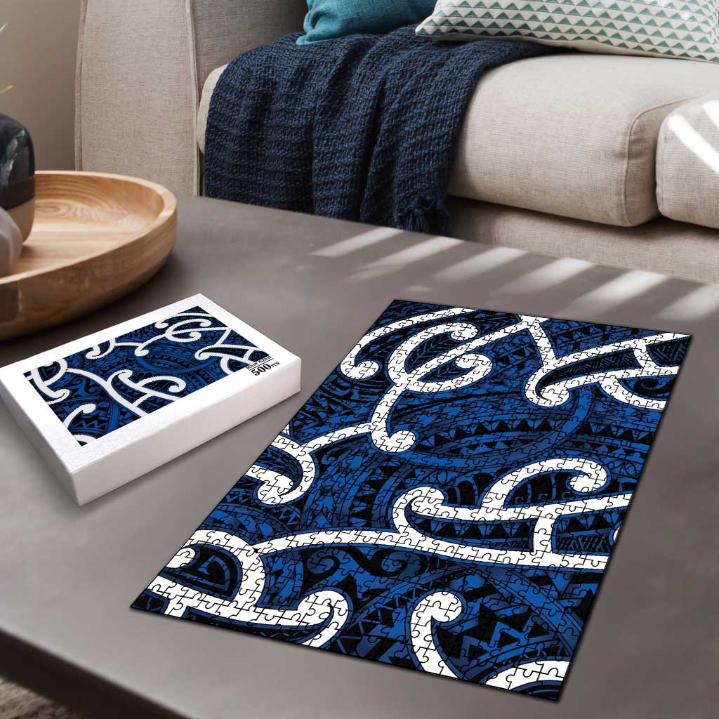 Aotearoa Maori Kowhaiwhai Puzzle Kikorangi Puhoro and Patiki LT9 - Polynesian Pride