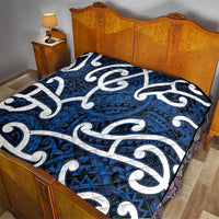 Aotearoa Maori Kowhaiwhai Quilt Kikorangi Puhoro and Patiki LT9 - Polynesian Pride