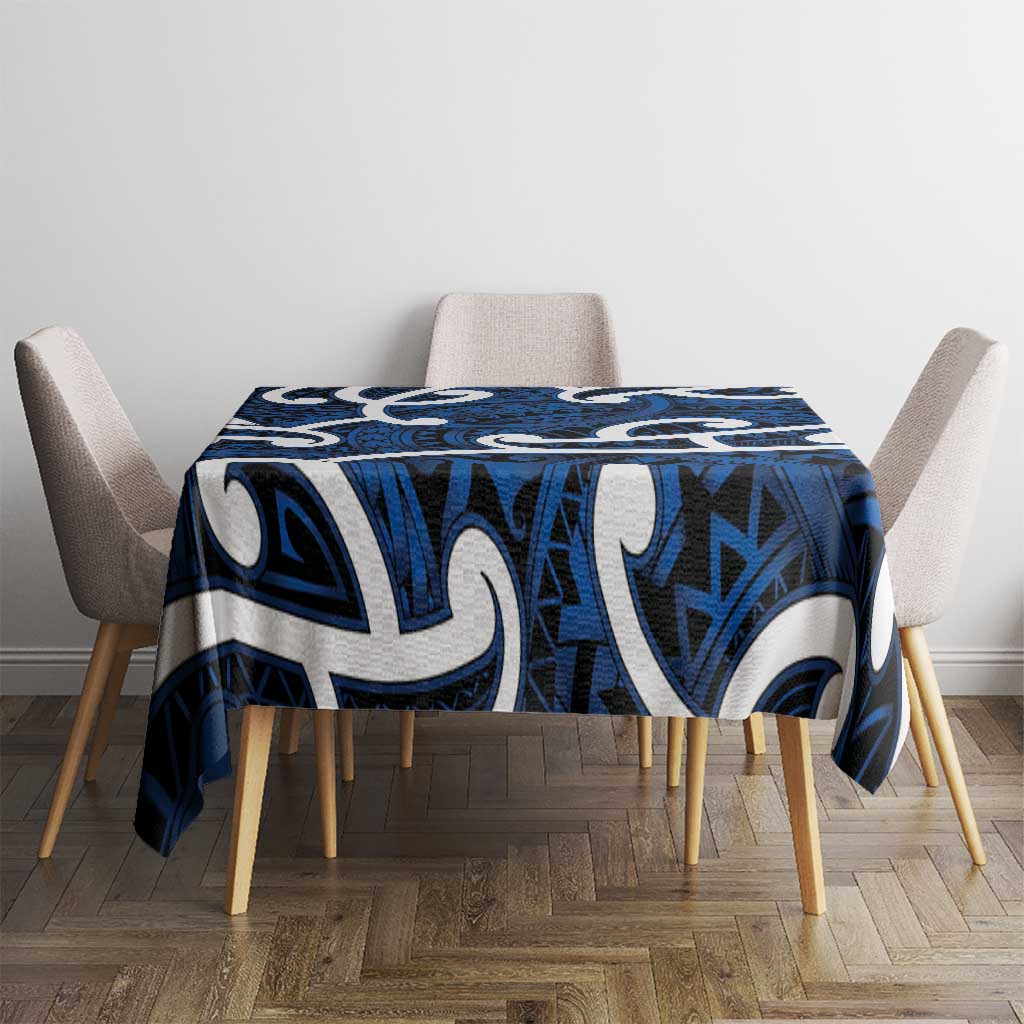Aotearoa Maori Kowhaiwhai Tablecloth Kikorangi Puhoro and Patiki LT9 - Polynesian Pride