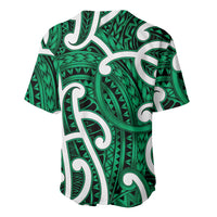 Aotearoa Maori Kowhaiwhai Baseball Jersey Kakariki Puhoro and Patiki LT9 - Polynesian Pride
