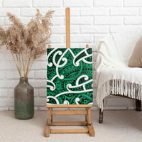 Aotearoa Maori Kowhaiwhai Canvas Wall Art Kakariki Puhoro and Patiki