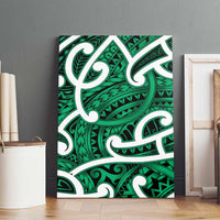 Aotearoa Maori Kowhaiwhai Canvas Wall Art Kakariki Puhoro and Patiki