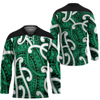 Aotearoa Maori Kowhaiwhai Hockey Jersey Kakariki Puhoro and Patiki LT9 - Polynesian Pride