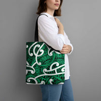 Aotearoa Maori Kowhaiwhai Tote Bag Kakariki Puhoro and Patiki