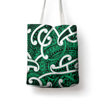 Aotearoa Maori Kowhaiwhai Tote Bag Kakariki Puhoro and Patiki