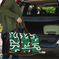 Aotearoa Maori Kowhaiwhai Travel Bag Kakariki Puhoro and Patiki LT9 - Polynesian Pride