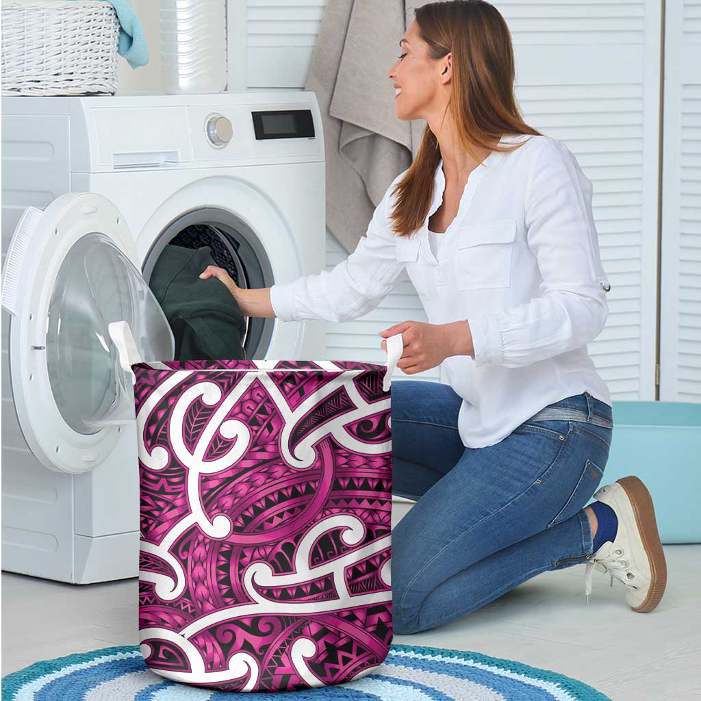 Aotearoa Maori Kowhaiwhai Laundry Basket Mawhero Puhoro and Patiki LT9 - Polynesian Pride