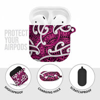 Aotearoa Maori Kowhaiwhai AirPods Case Mawhero Puhoro and Patiki LT9 - Polynesian Pride