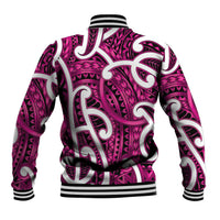 Aotearoa Maori Kowhaiwhai Baseball Jacket Mawhero Puhoro and Patiki LT9 - Polynesian Pride