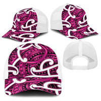 Aotearoa Maori Kowhaiwhai Baseball Net Cap Mawhero Puhoro and Patiki LT9 - Polynesian Pride