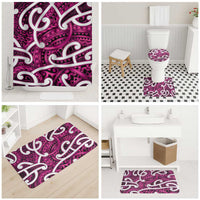 Aotearoa Maori Kowhaiwhai Bathroom Set Mawhero Puhoro and Patiki LT9 - Polynesian Pride