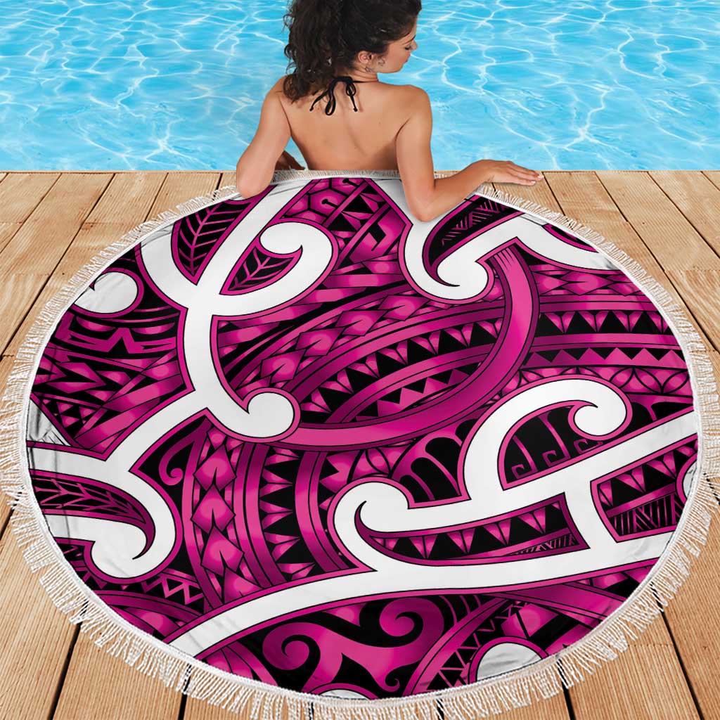 Aotearoa Maori Kowhaiwhai Beach Blanket Mawhero Puhoro and Patiki LT9 - Polynesian Pride
