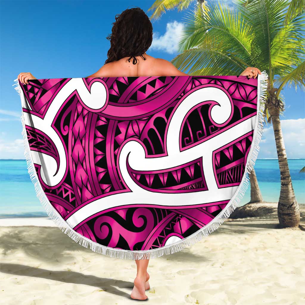 Aotearoa Maori Kowhaiwhai Beach Blanket Mawhero Puhoro and Patiki LT9 - Polynesian Pride