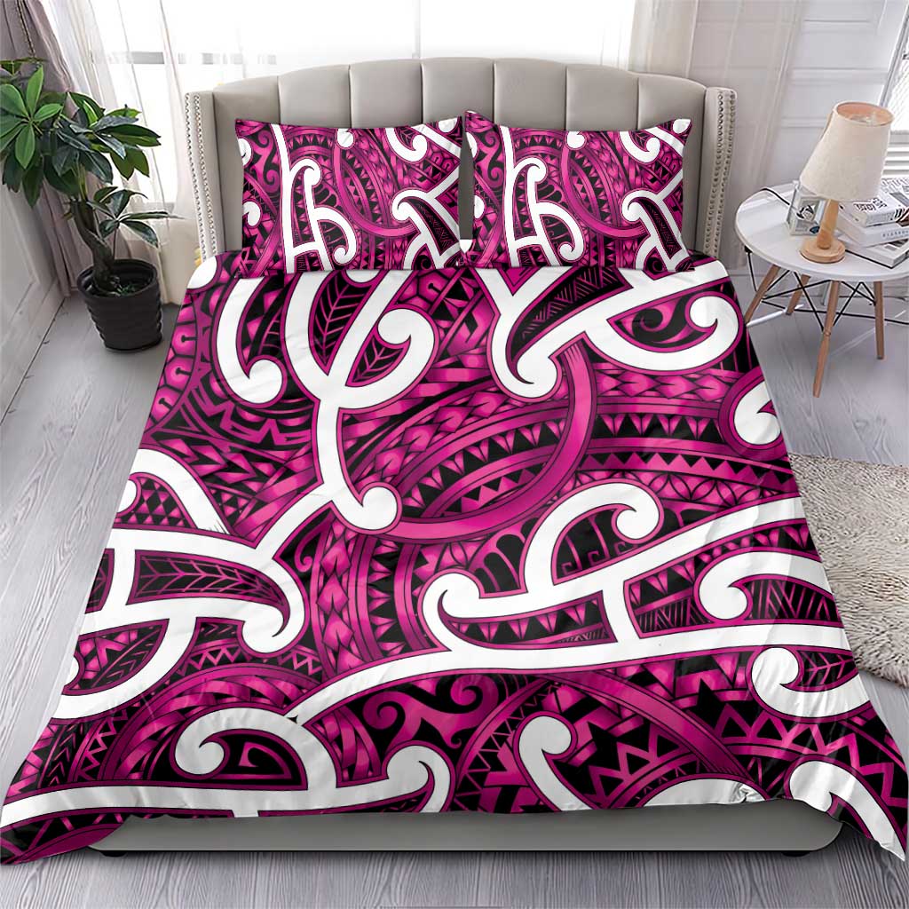 Aotearoa Maori Kowhaiwhai Bedding Set Mawhero Puhoro and Patiki LT9 - Polynesian Pride