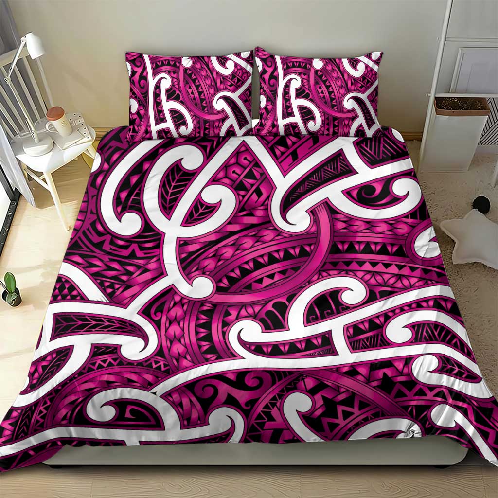 Aotearoa Maori Kowhaiwhai Bedding Set Mawhero Puhoro and Patiki LT9 - Polynesian Pride