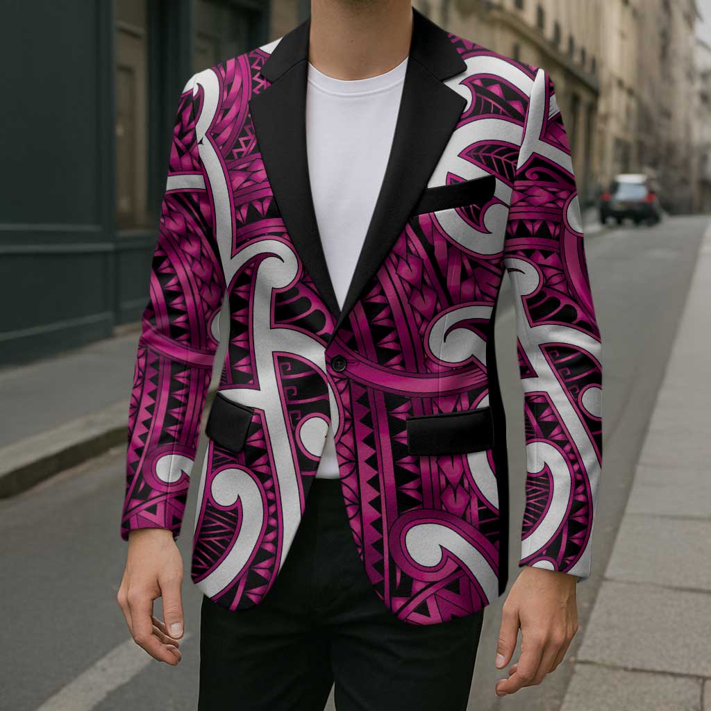 Aotearoa Maori Kowhaiwhai Blazer Mawhero Puhoro and Patiki LT9 - Polynesian Pride