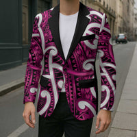 Aotearoa Maori Kowhaiwhai Blazer Mawhero Puhoro and Patiki LT9 - Polynesian Pride