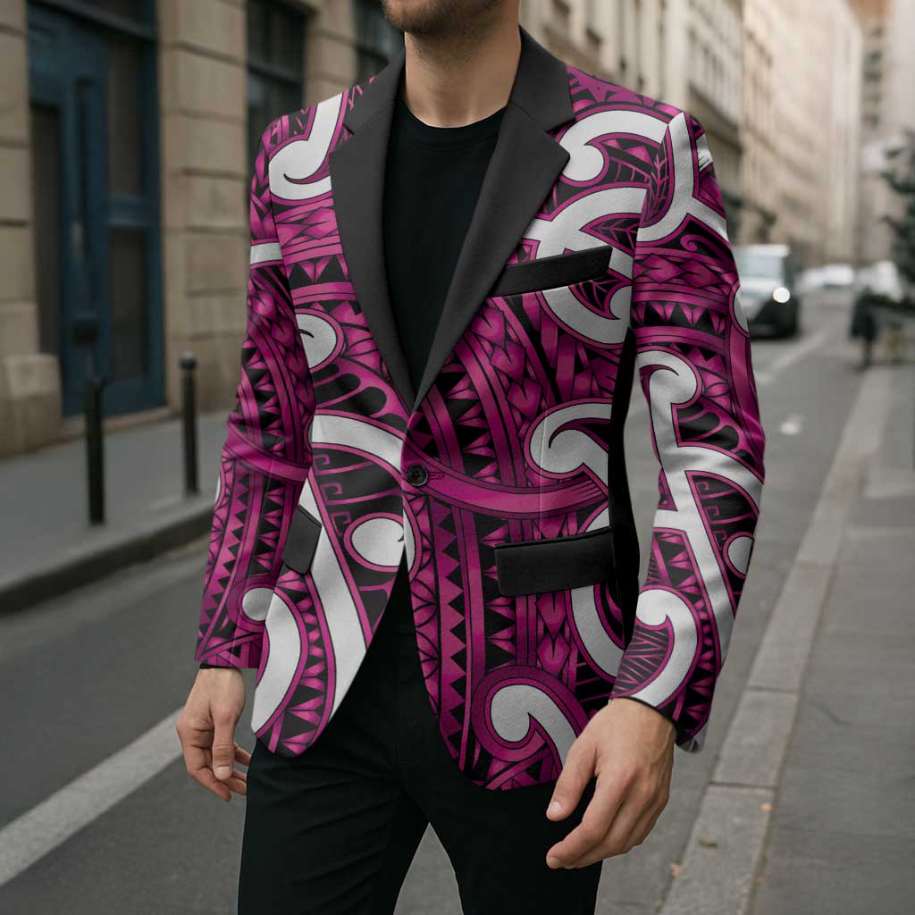 Aotearoa Maori Kowhaiwhai Blazer Mawhero Puhoro and Patiki LT9 - Polynesian Pride