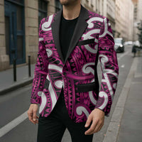 Aotearoa Maori Kowhaiwhai Blazer Mawhero Puhoro and Patiki LT9 - Polynesian Pride