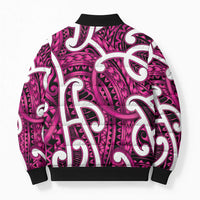 Aotearoa Maori Kowhaiwhai Bomber Puffer Jacket Mawhero Puhoro and Patiki LT9 - Polynesian Pride
